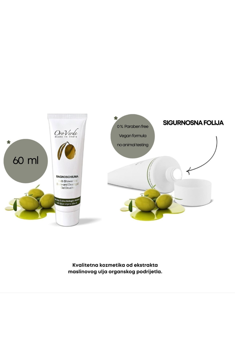 ORO VERDE - tuba 60 ml šampon za kosu
