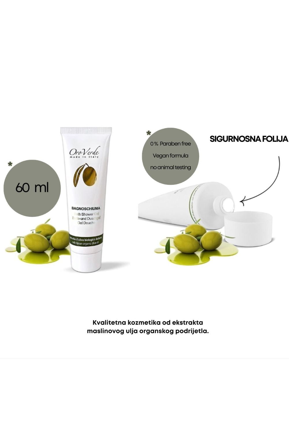 ORO VERDE - tuba 60 ml losion za tijelo