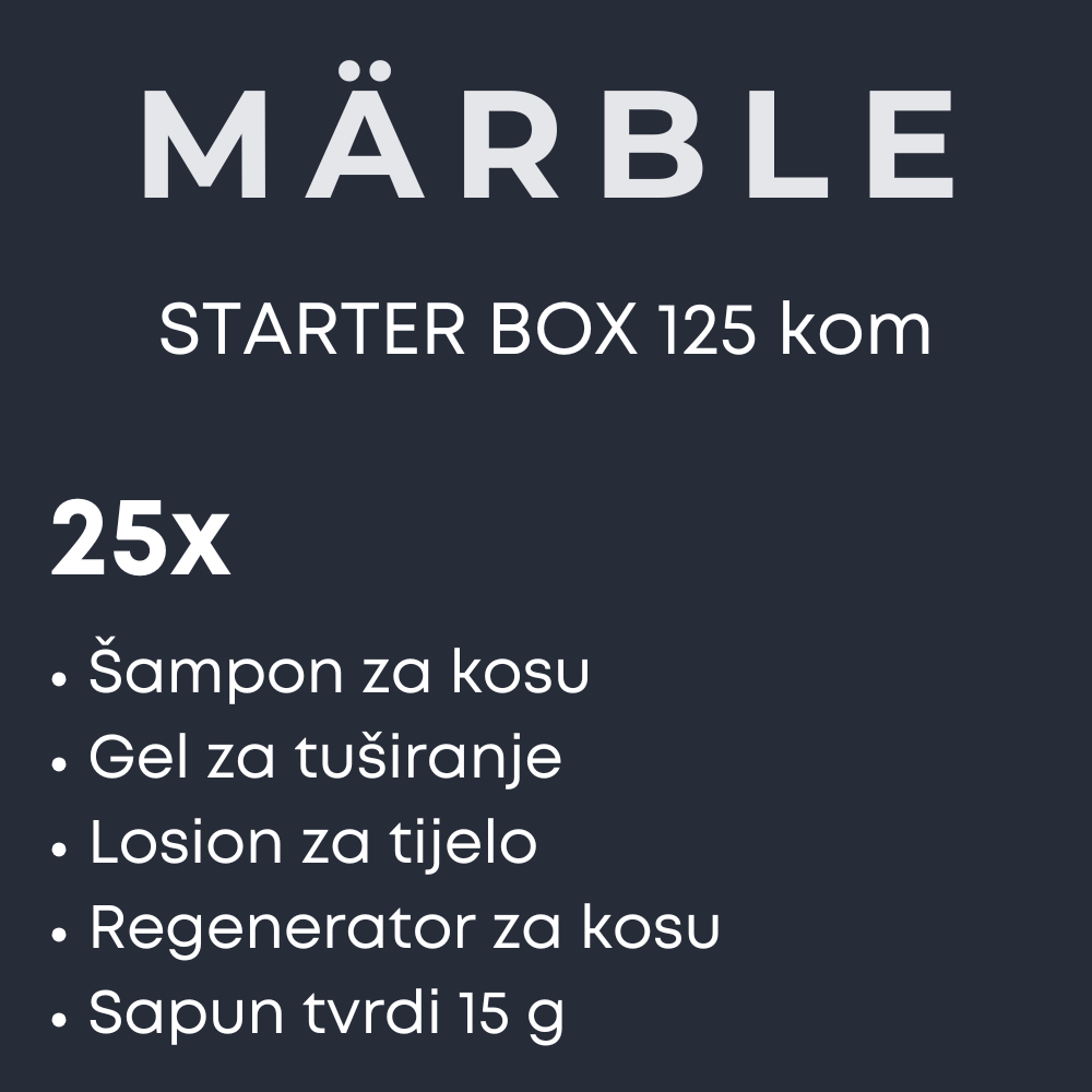 MARBLE STARTER BOX - 125 kom