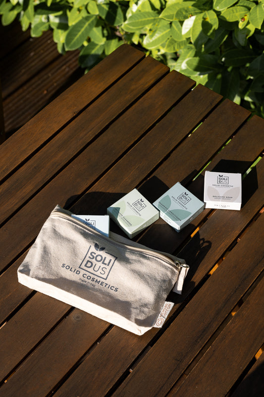 SOLIDUS KIT - Ekološka torbica sa 6 sapuna