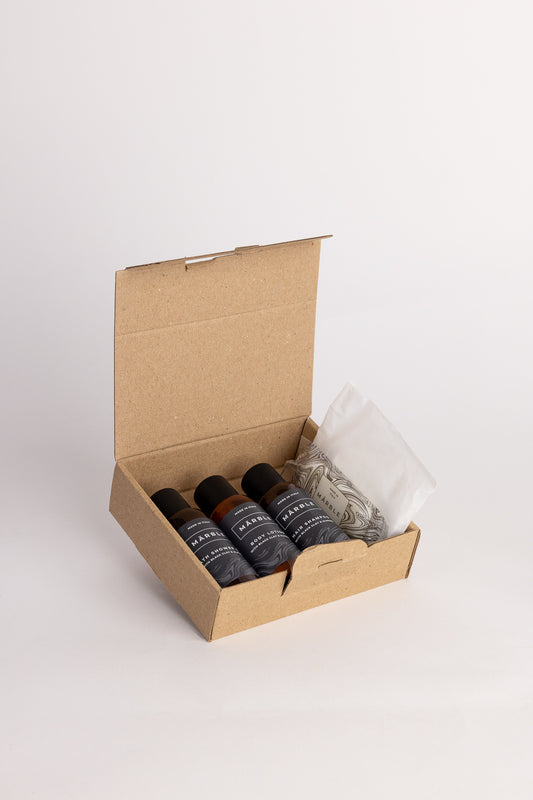 WELCOME BOX MINI - MARBLE NATUR